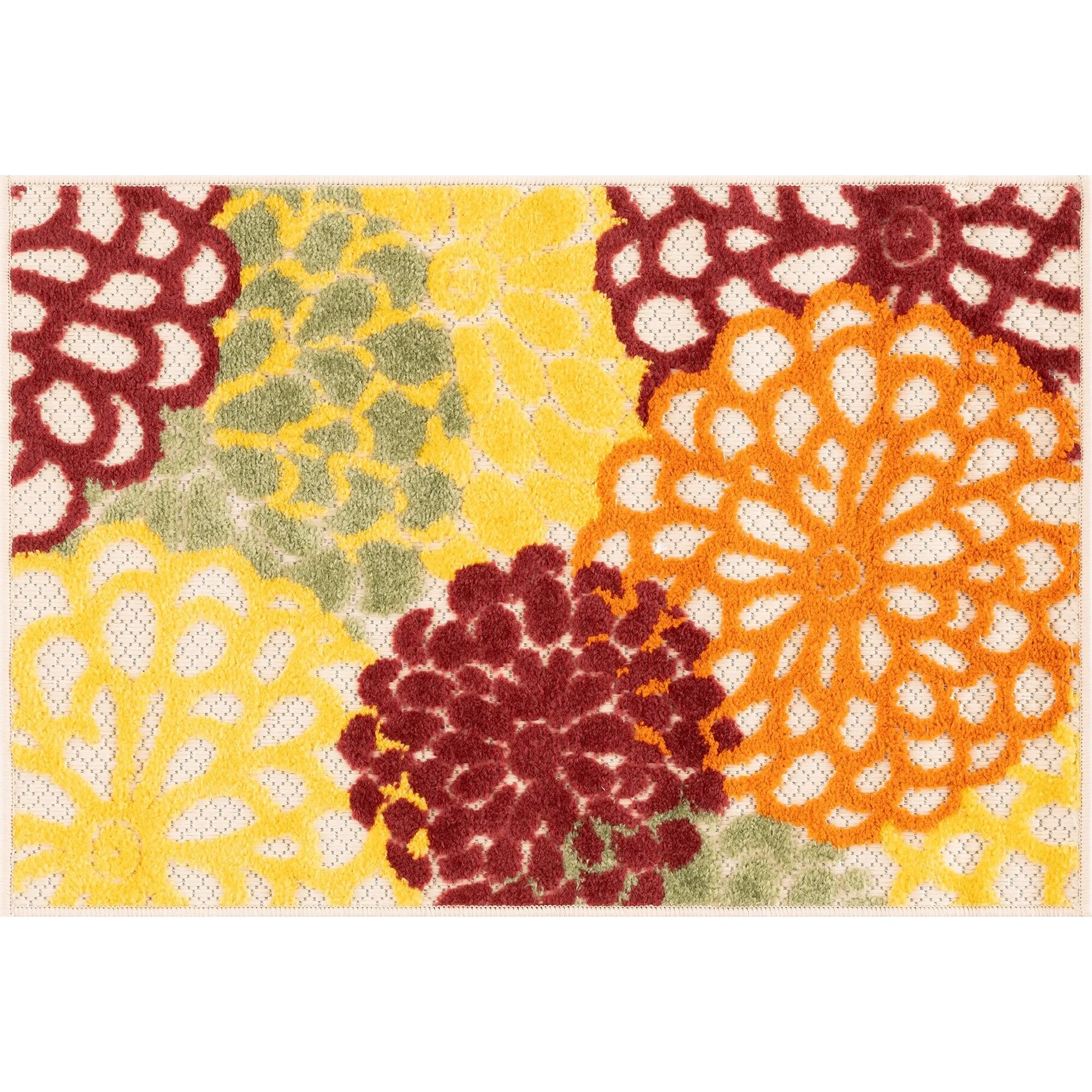 Origin Coastal Floral Indoor/Outdoor Area Rug