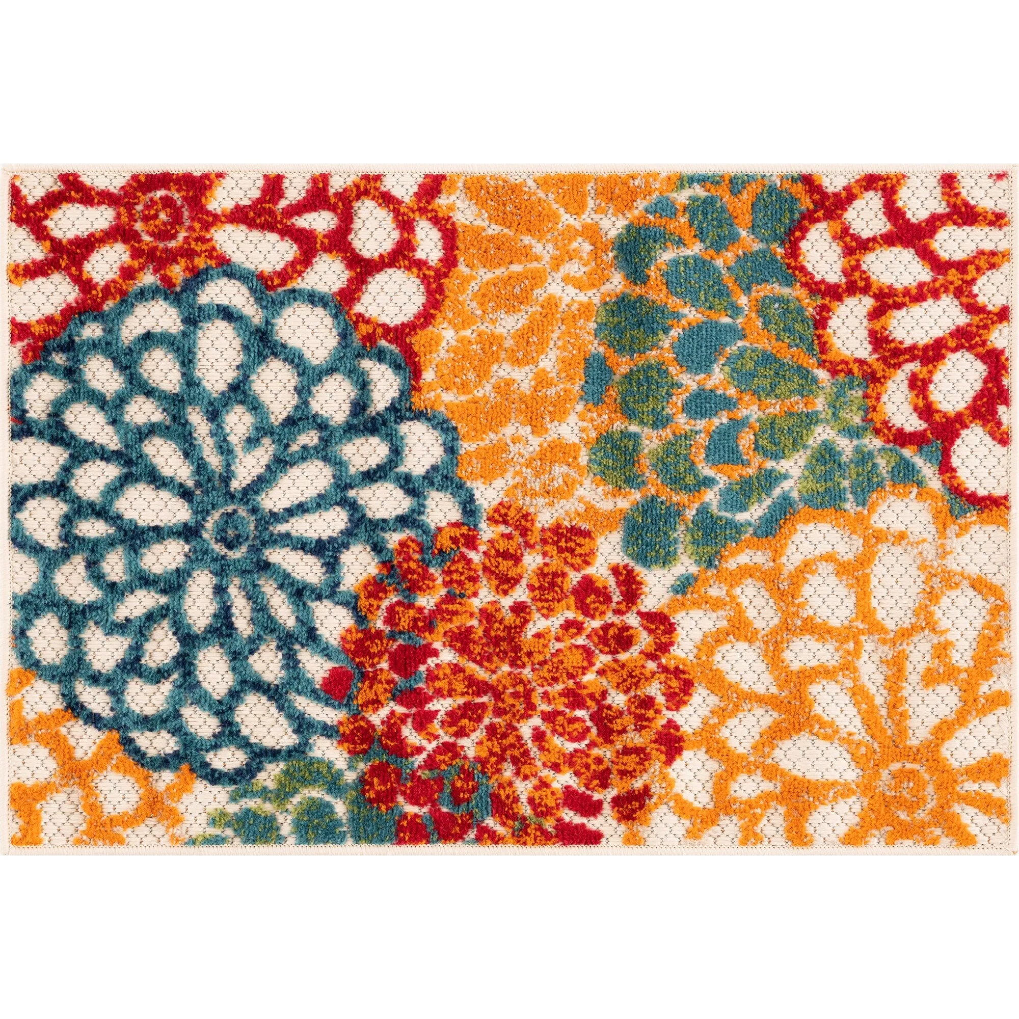 Origin Coastal Floral Indoor/Outdoor Area Rug