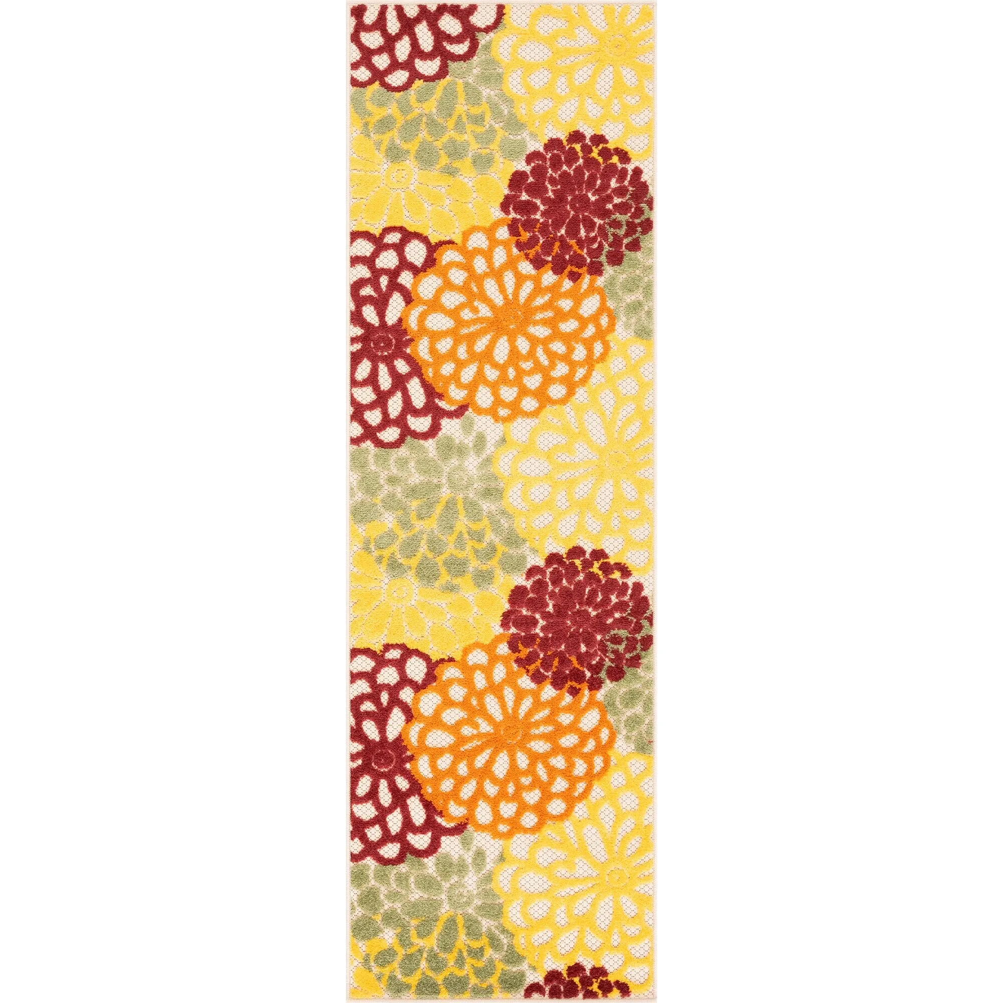 Origin Coastal Floral Indoor/Outdoor Area Rug