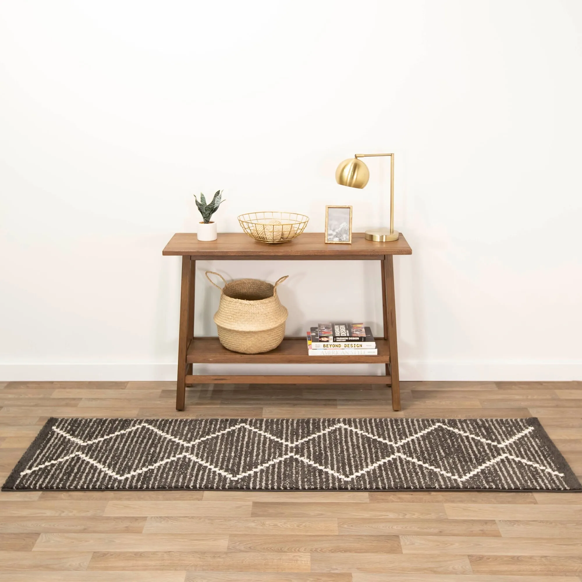 Oscar Modern Geometric Chevron Area Rug