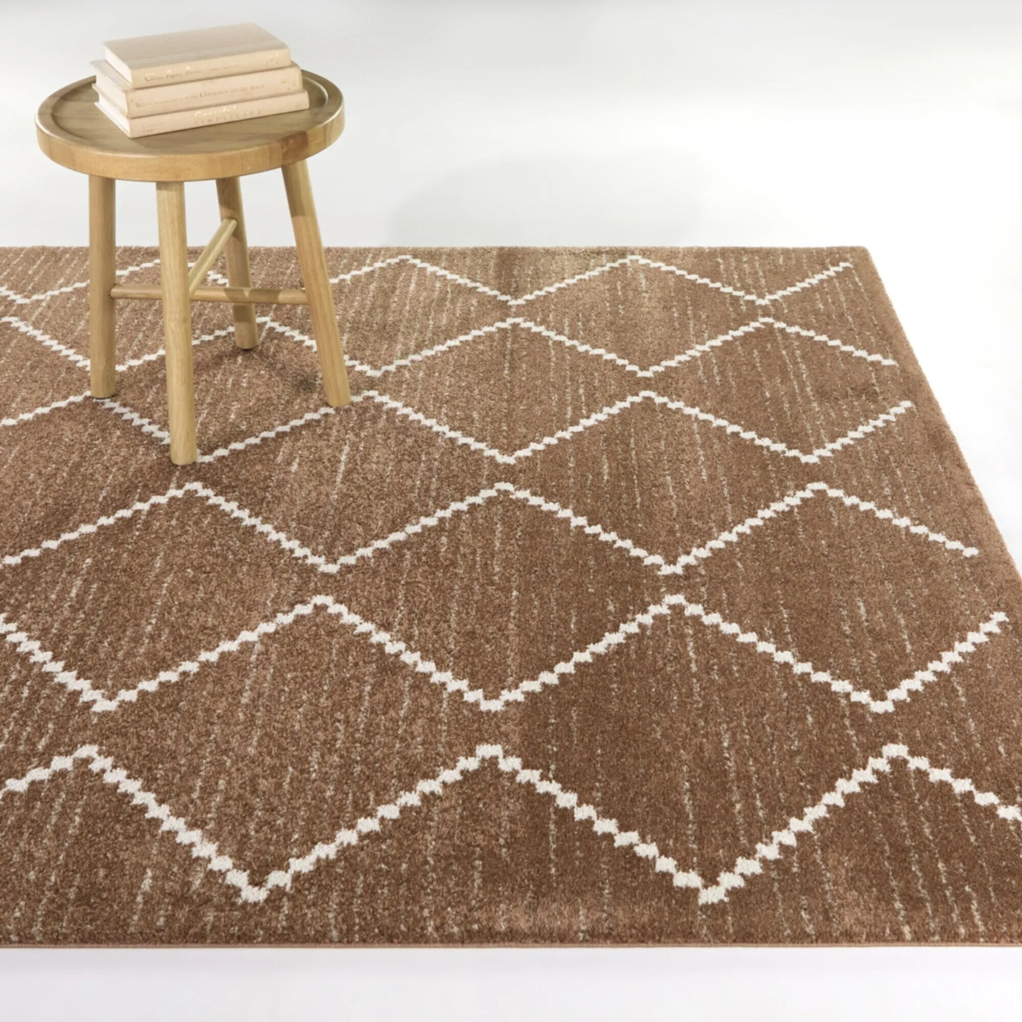 Oscar Modern Geometric Chevron Area Rug