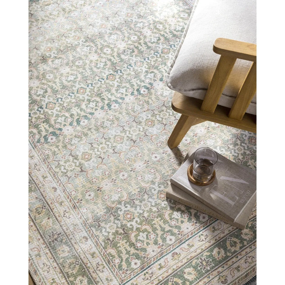 Our PNW Home x Livabliss Rainier Updated Traditional Washable Area Rug