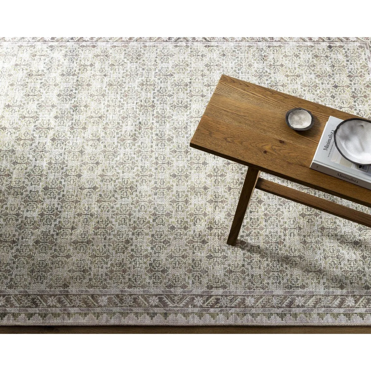 Our PNW Home x Livabliss Rainier Updated Traditional Washable Area Rug