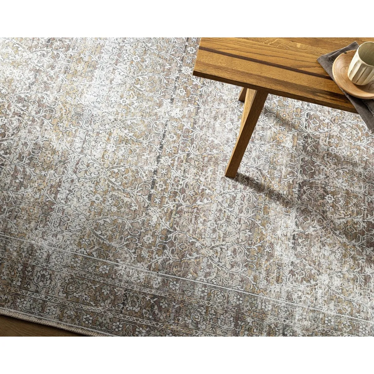 Our PNW Home x Livabliss Rainier Updated Traditional Washable Area Rug