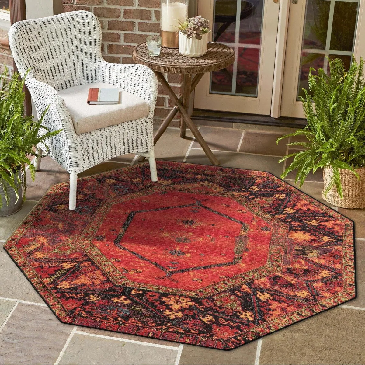 Outdoor Bounder Collection Area Rug