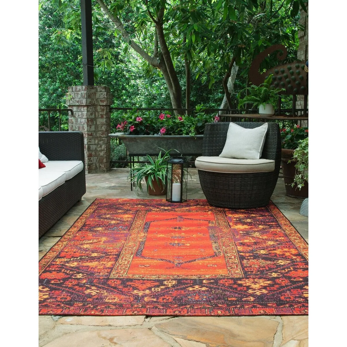 Outdoor Bounder Collection Area Rug