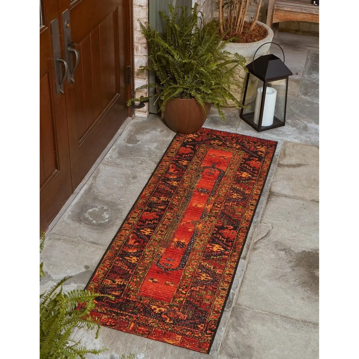 Outdoor Bounder Collection Area Rug