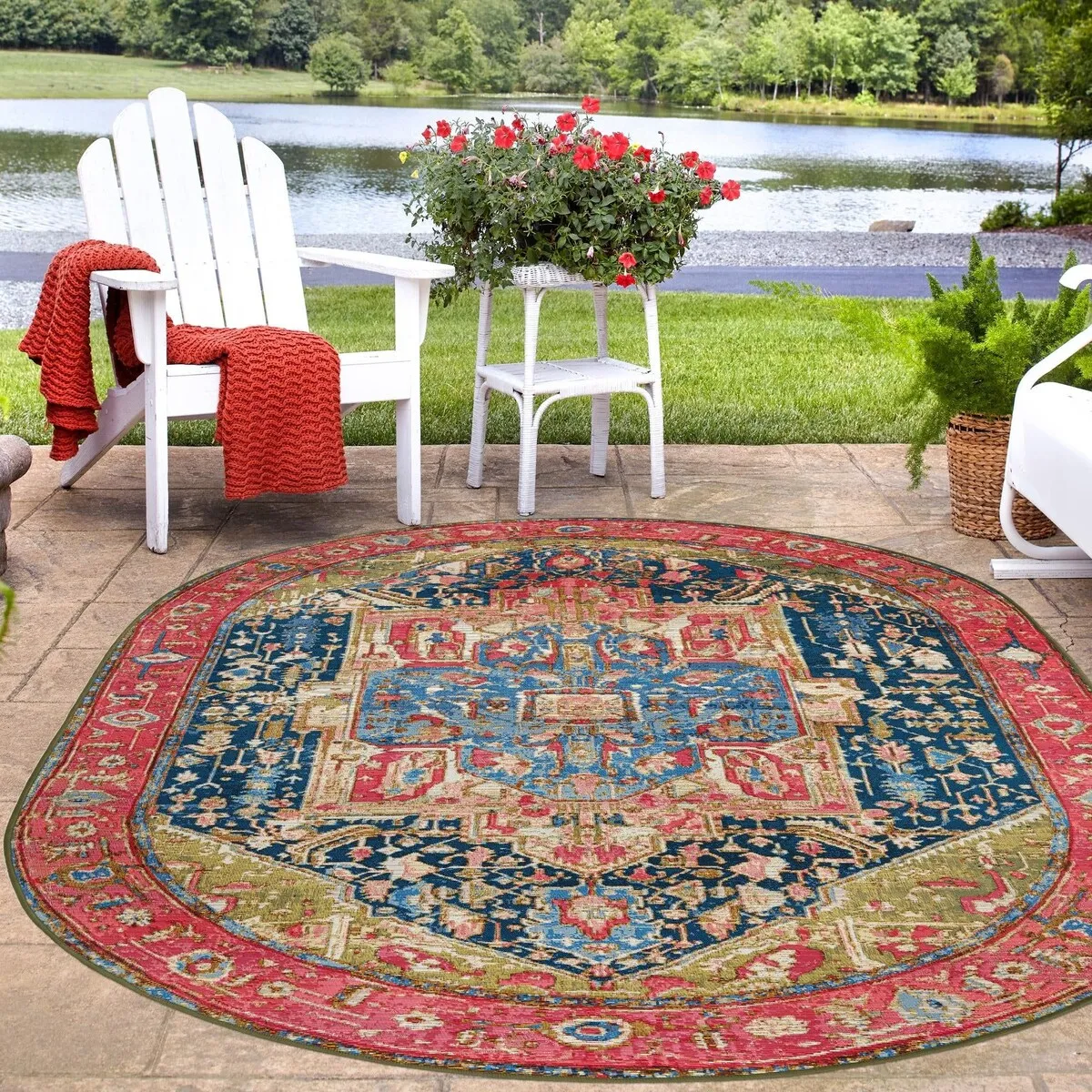 Outdoor Nirie Collection Area Rug