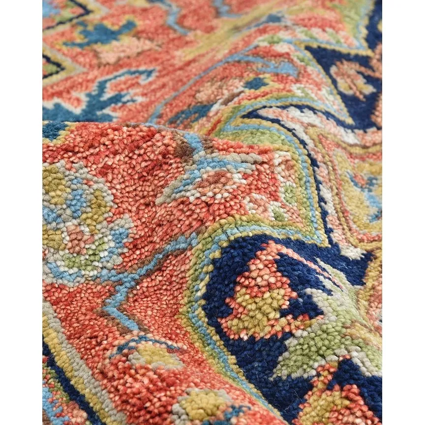 Overton Handmade Traditional Floral Area Rug