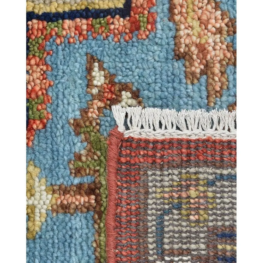 Overton Handmade Traditional Floral Area Rug