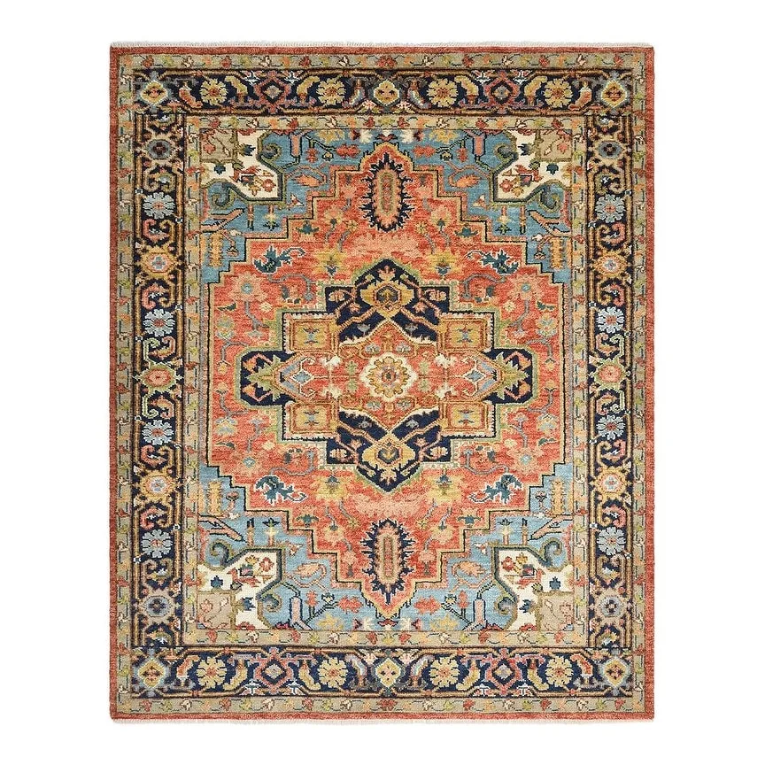 Overton Handmade Traditional Floral Area Rug