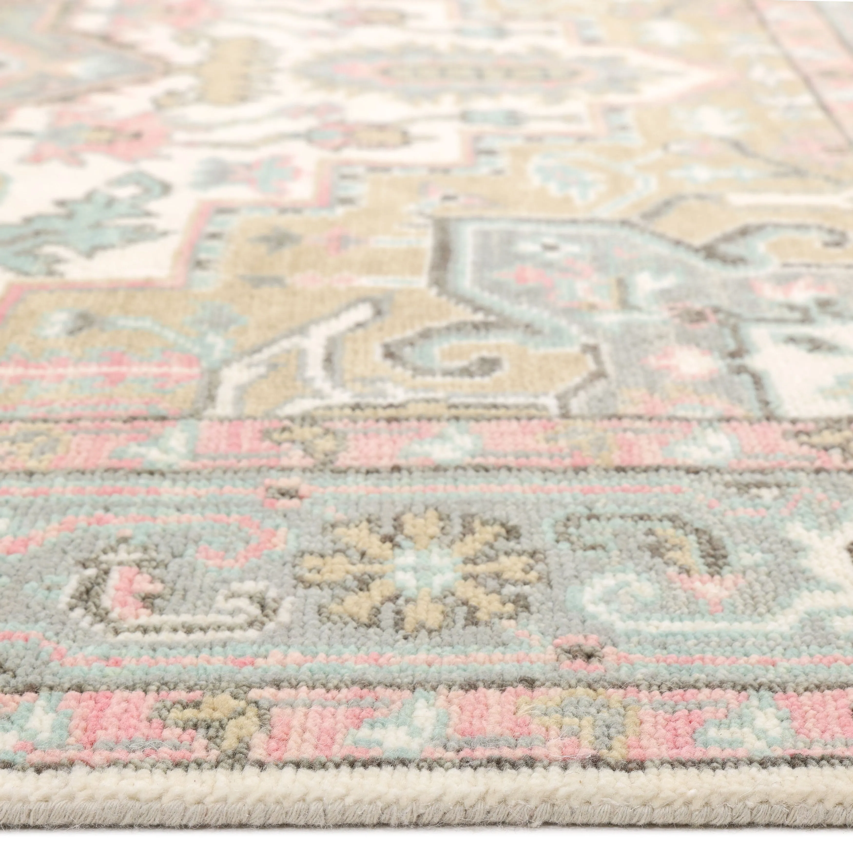 Overton Handmade Traditional Floral Area Rug