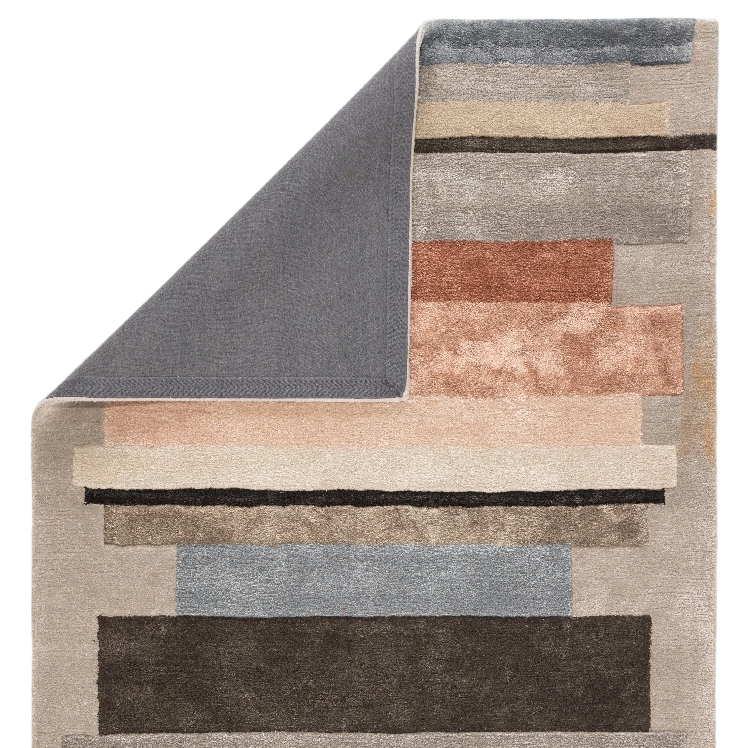 Parallel Handmade Geometric Area Rug
