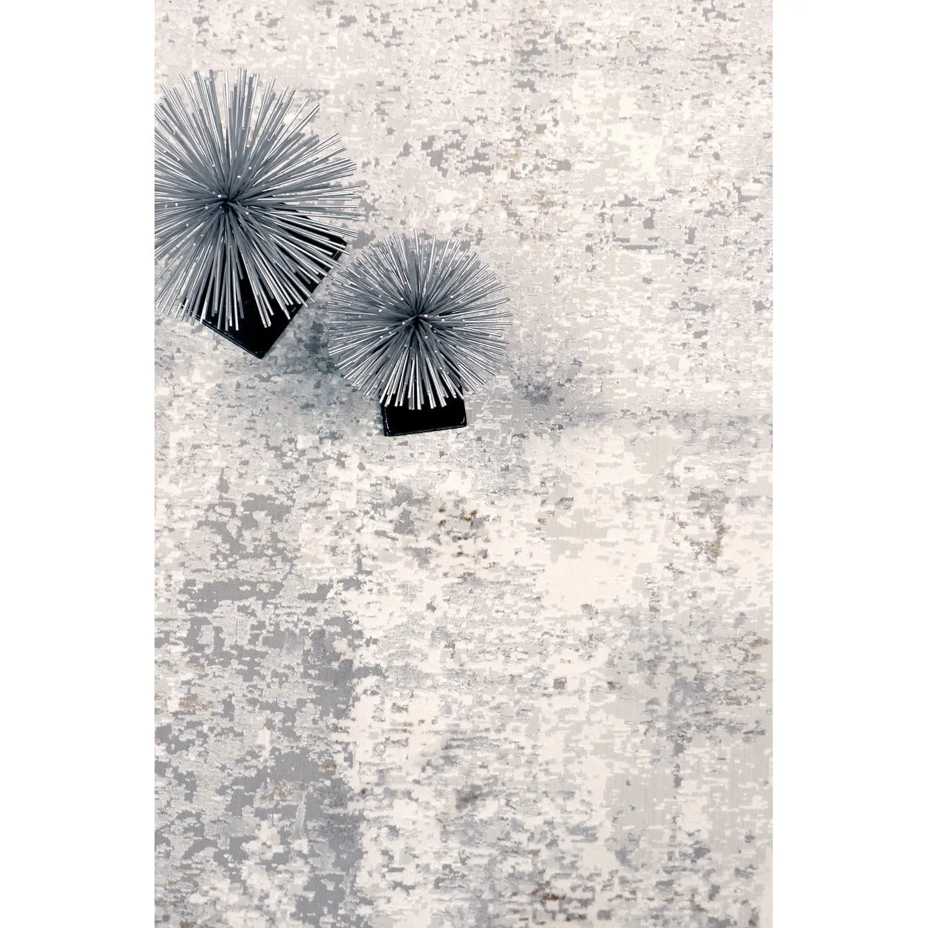 Pasargad Home Turkish Stella Design Abstract L.Grey Area Rug