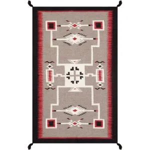 Pasargad Home Tuscany Reversible Wool Mocha Area Rug