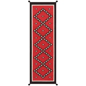 Pasargad Home Tuscany Reversible Wool Red Area Rug - 2' 7'' X 8' 2''