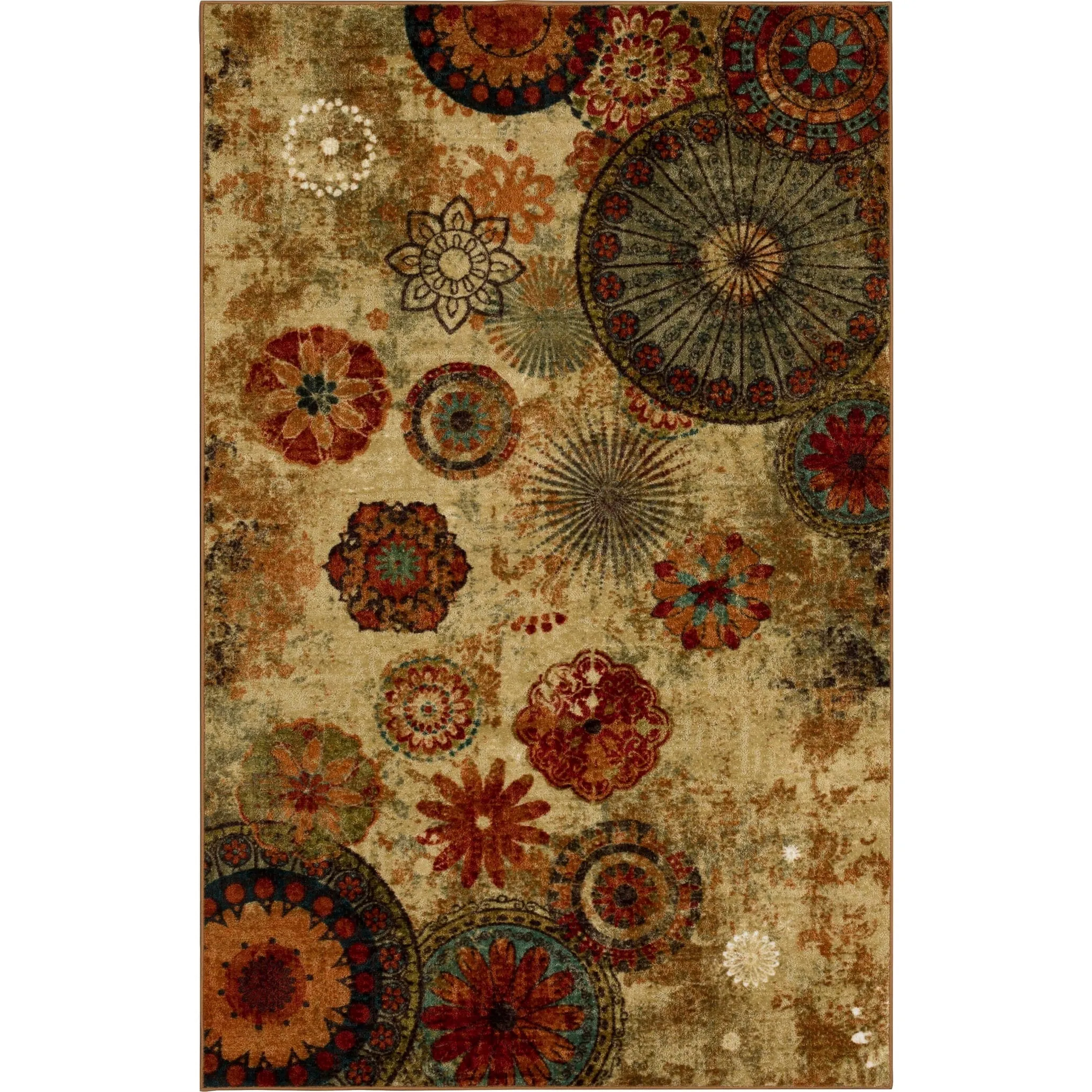 Porch & Den Bexley Floral Medallion Area Rug