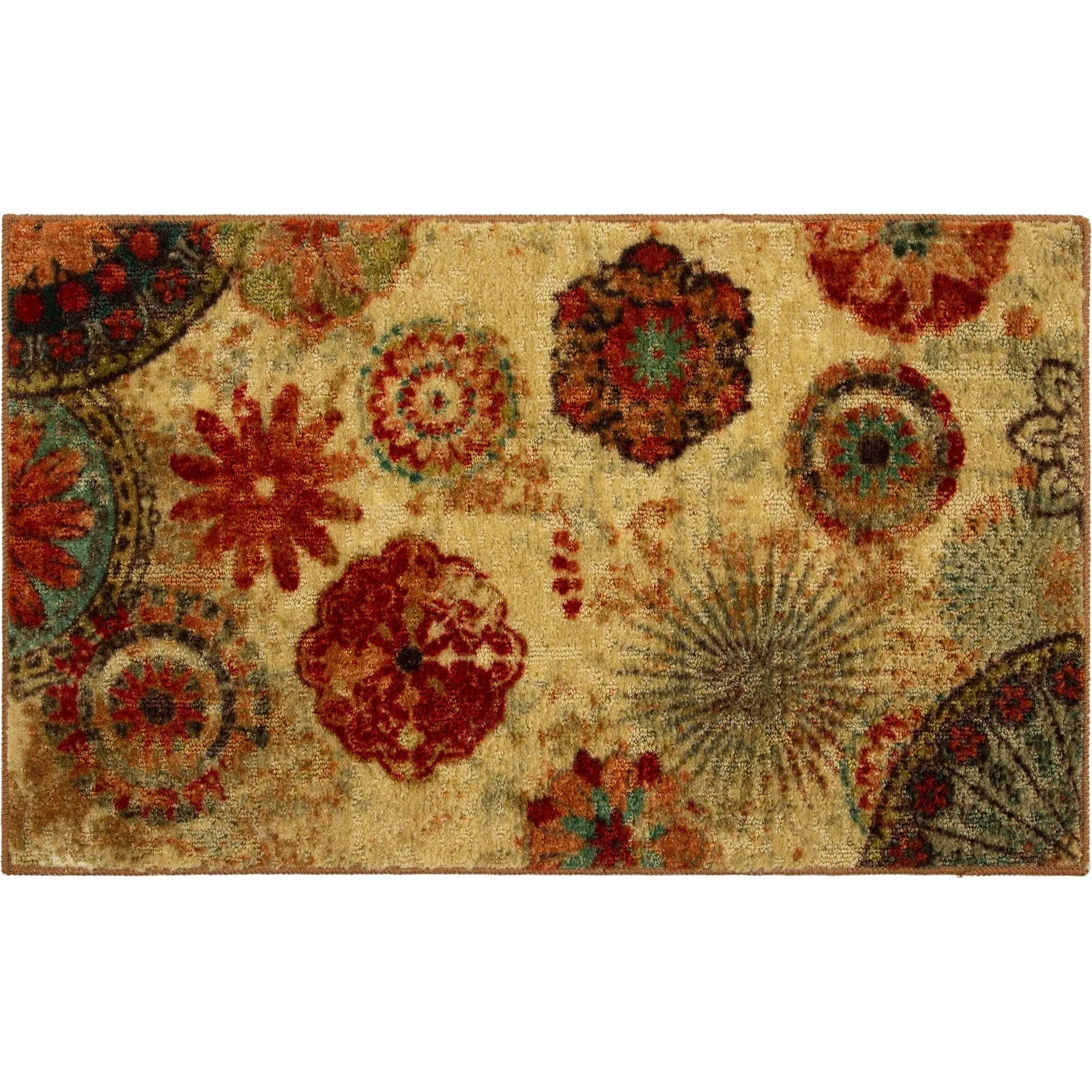 Porch & Den Bexley Floral Medallion Area Rug