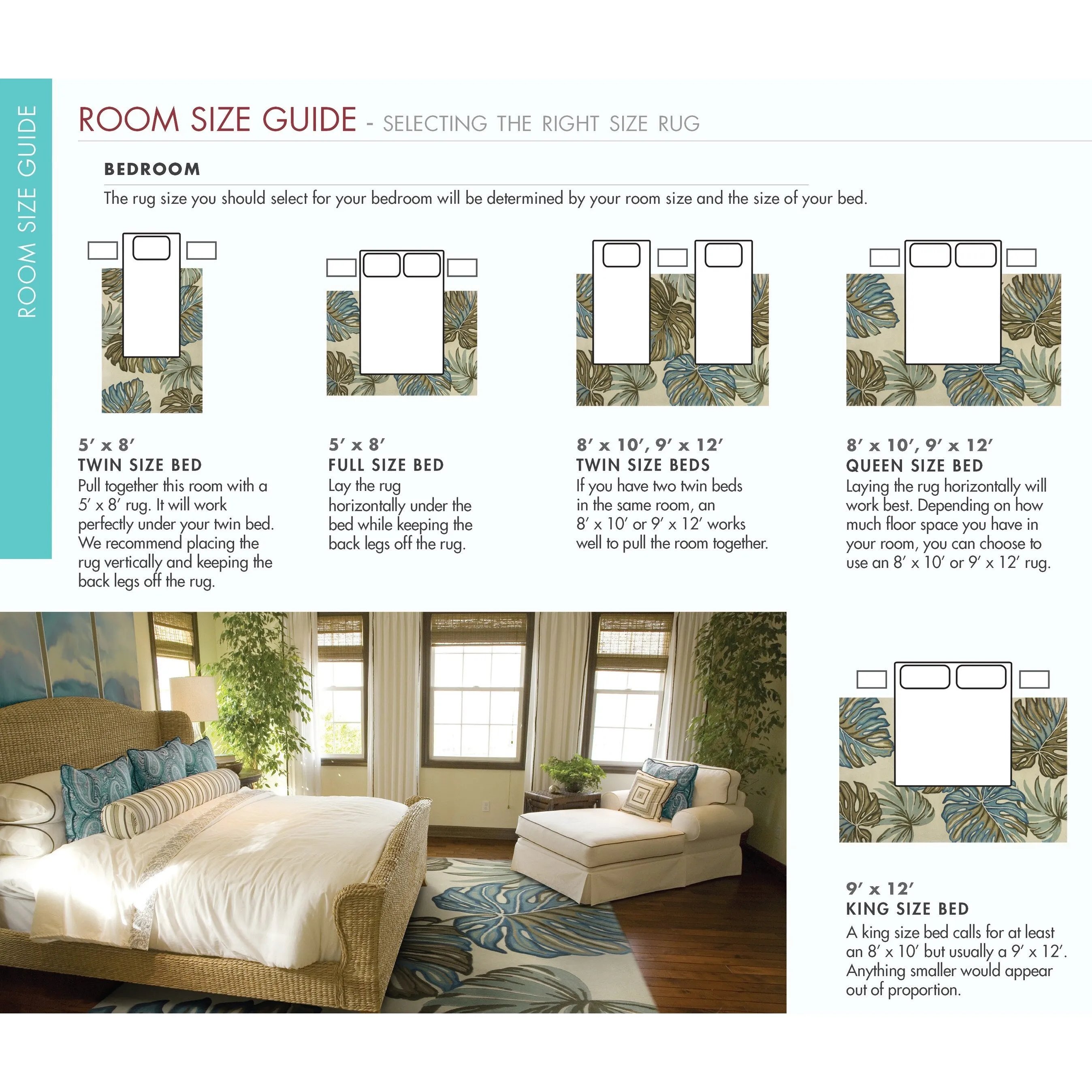 Porch & Den Hamlet Teal Abstract Marbled Rug