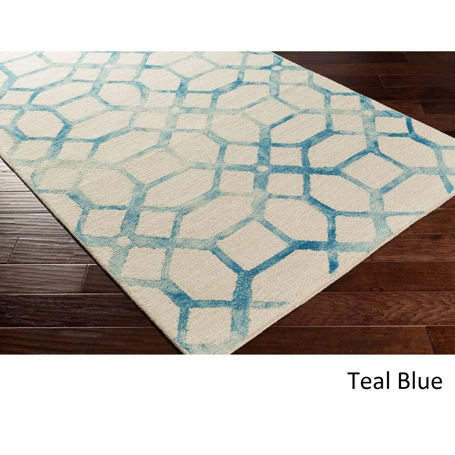 Porch & Den Homewood Hand-tufted Wool Geometric Area Rug