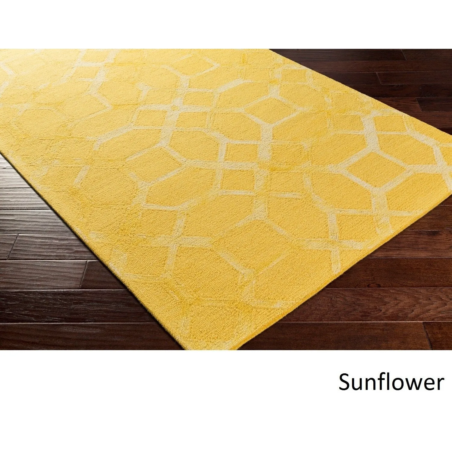 Porch & Den Homewood Hand-tufted Wool Geometric Area Rug
