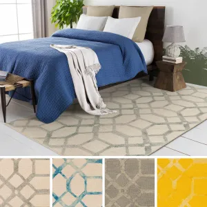 Porch & Den Homewood Hand-tufted Wool Geometric Area Rug
