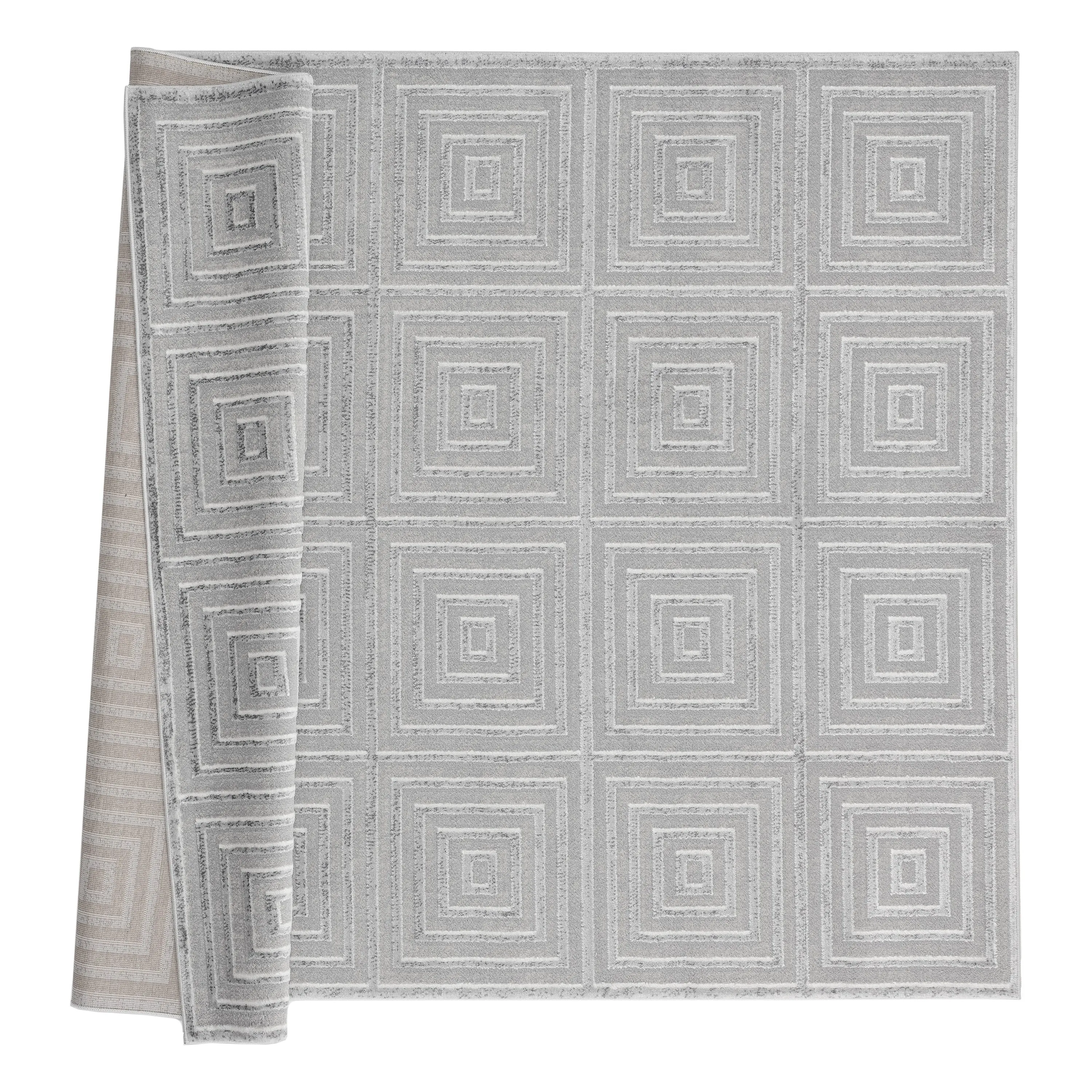 Porch & Den Reuter Hi-low Geometric Area Rug