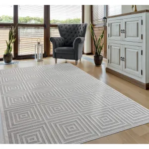 Porch & Den Reuter Hi-low Geometric Area Rug