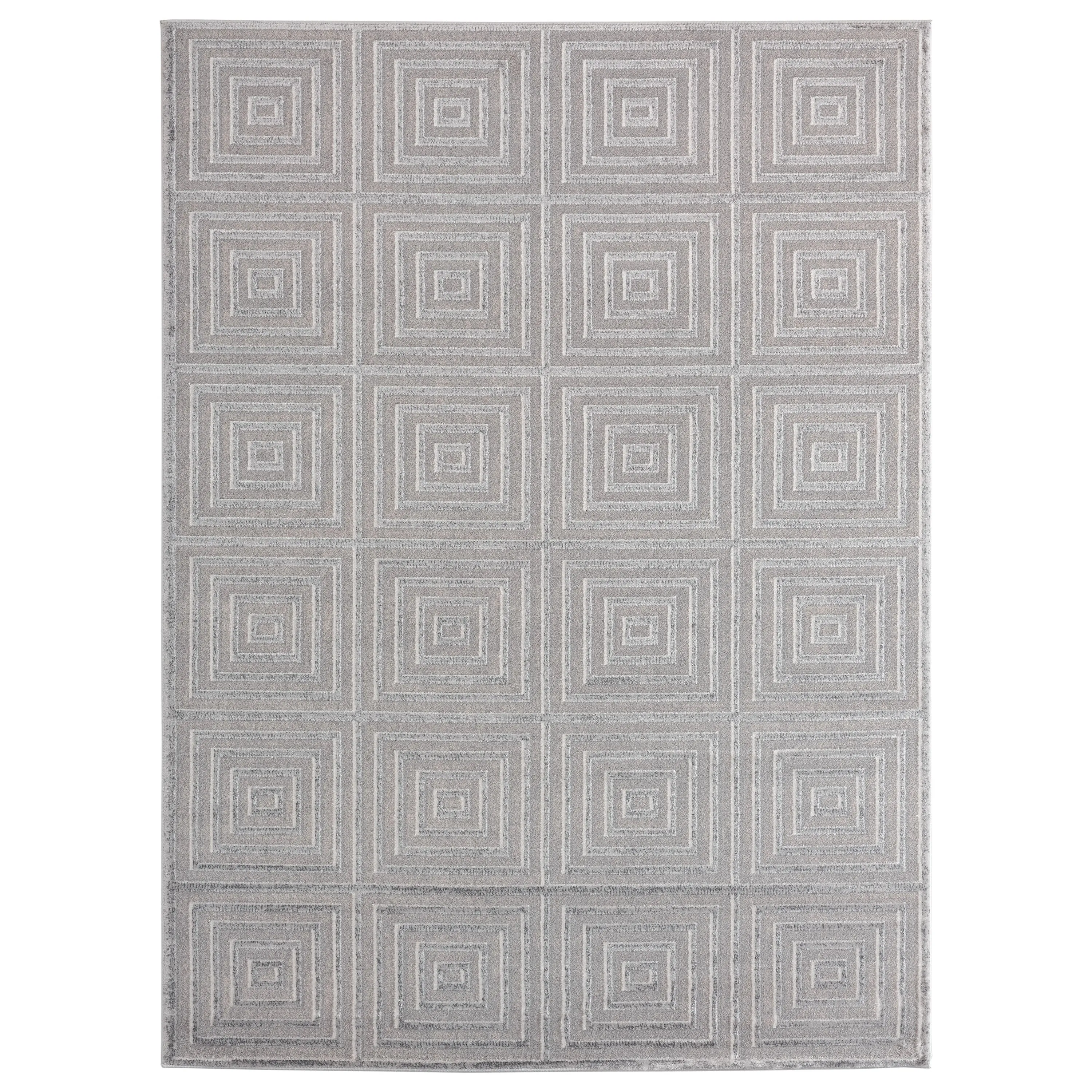Porch & Den Reuter Hi-low Geometric Area Rug