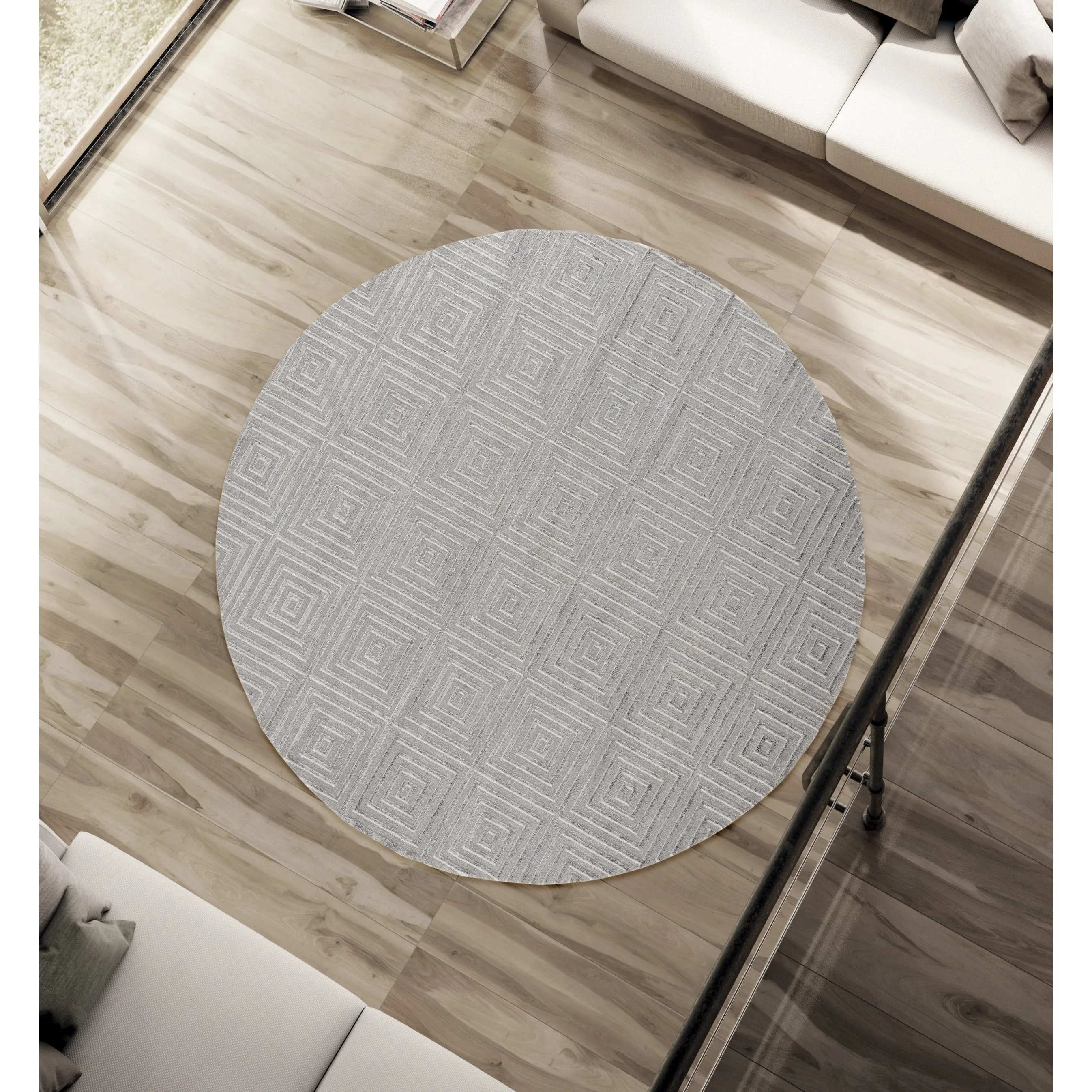 Porch & Den Reuter Hi-low Geometric Area Rug