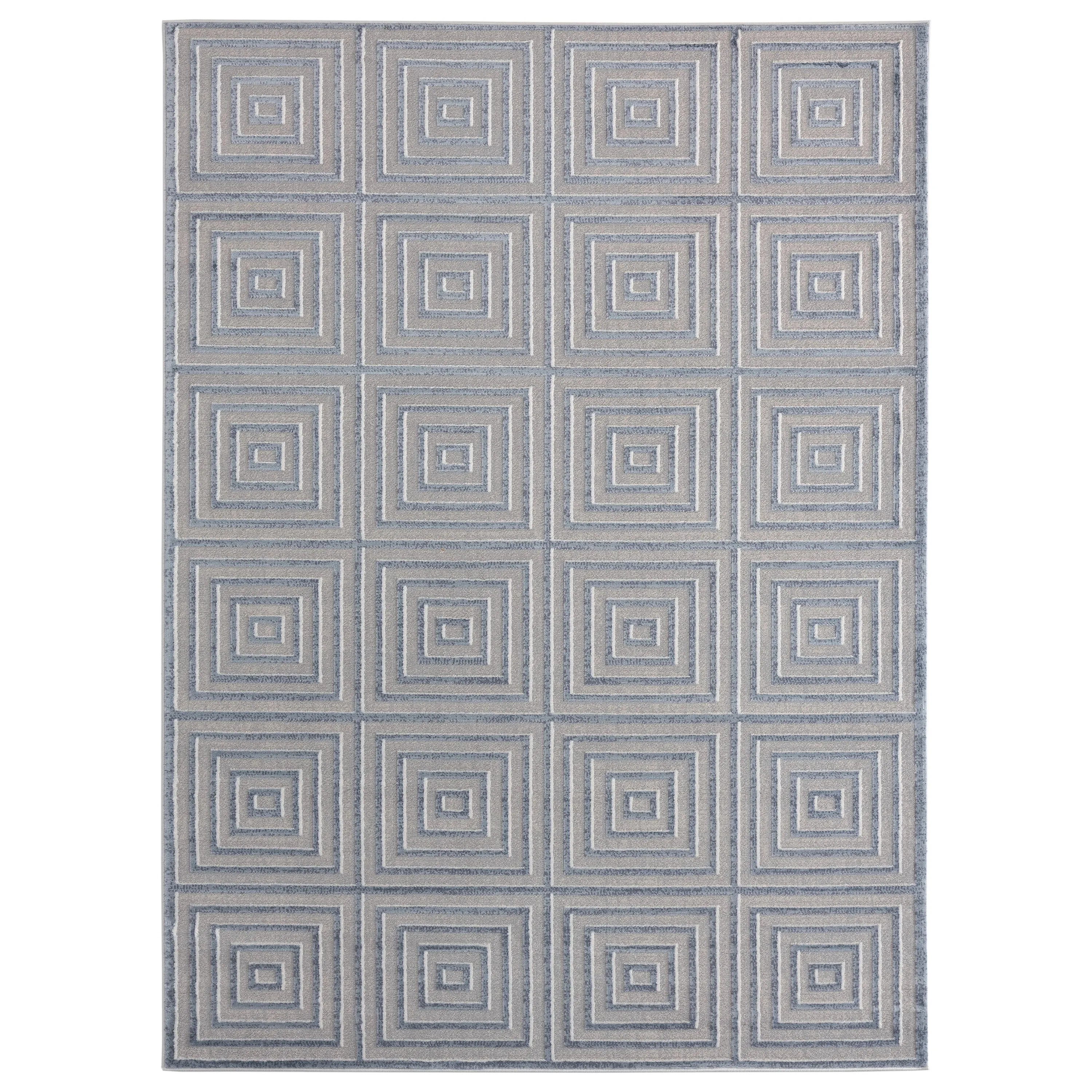Porch & Den Reuter Hi-low Geometric Area Rug