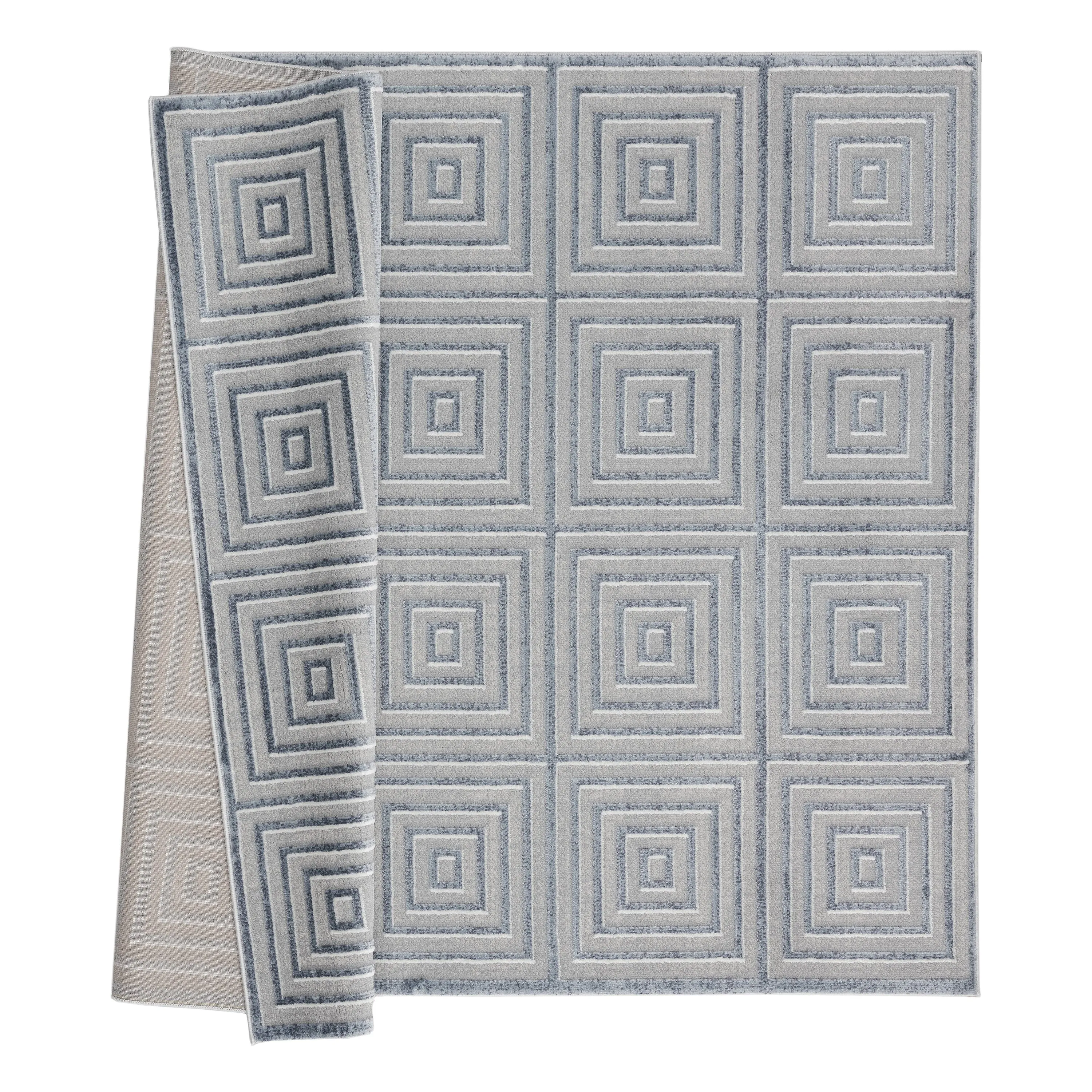 Porch & Den Reuter Hi-low Geometric Area Rug