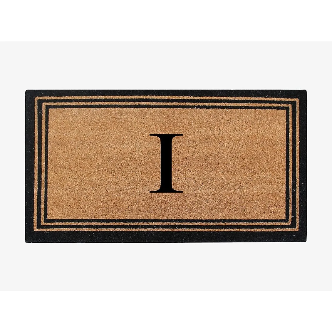 Pure Natural Coir Doormat with Heavy Duty PVC Backing.0.75 Inch Pile Height. Perfect for Outdoor Use