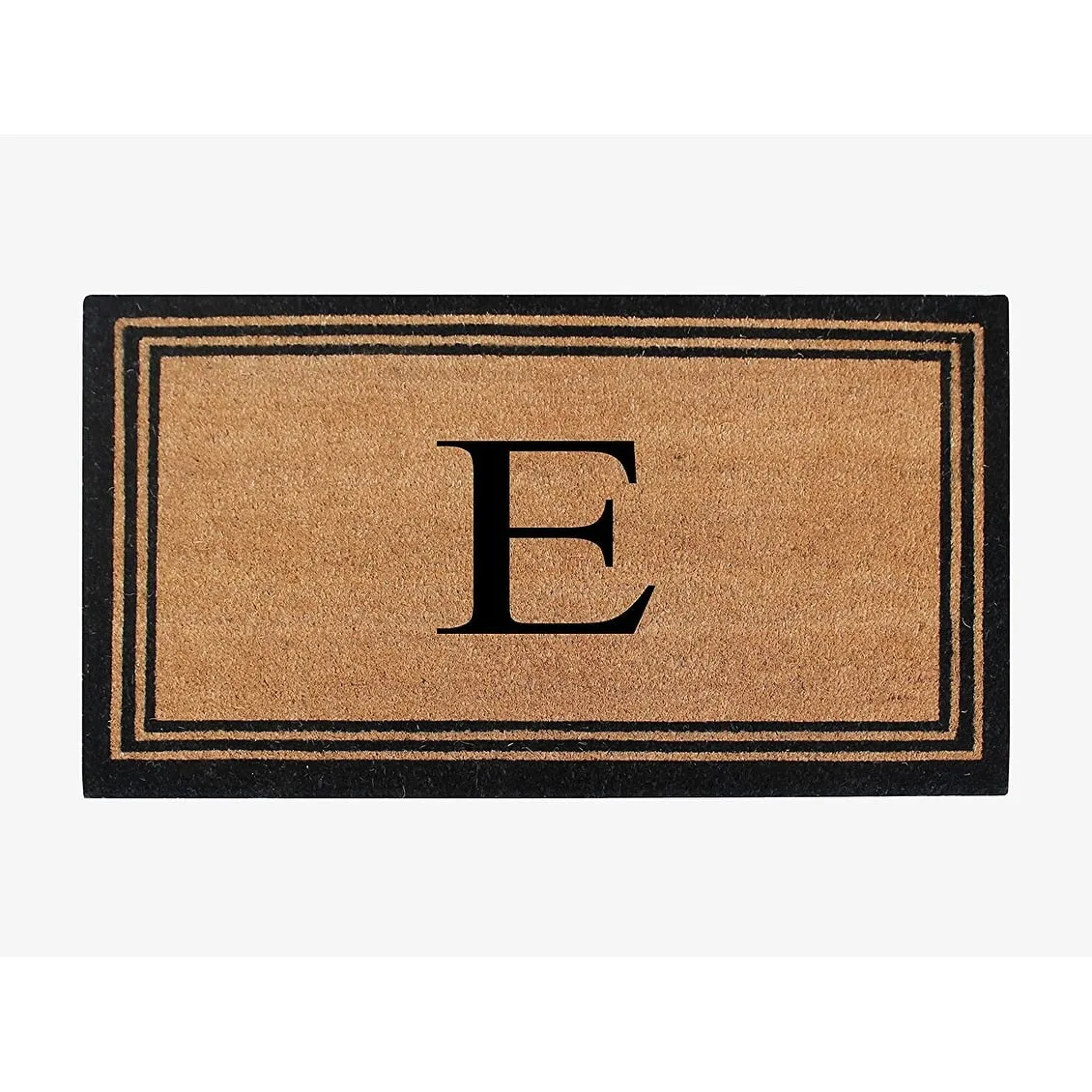 Pure Natural Coir Doormat with Heavy Duty PVC Backing.0.75 Inch Pile Height. Perfect for Outdoor Use