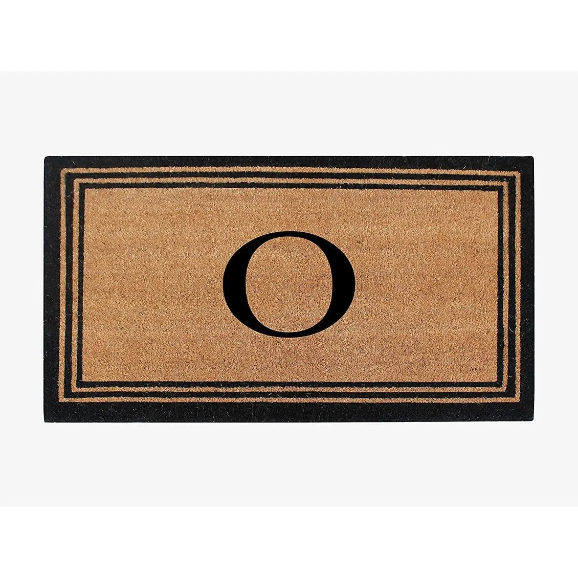 Pure Natural Coir Doormat with Heavy Duty PVC Backing.0.75 Inch Pile Height. Perfect for Outdoor Use