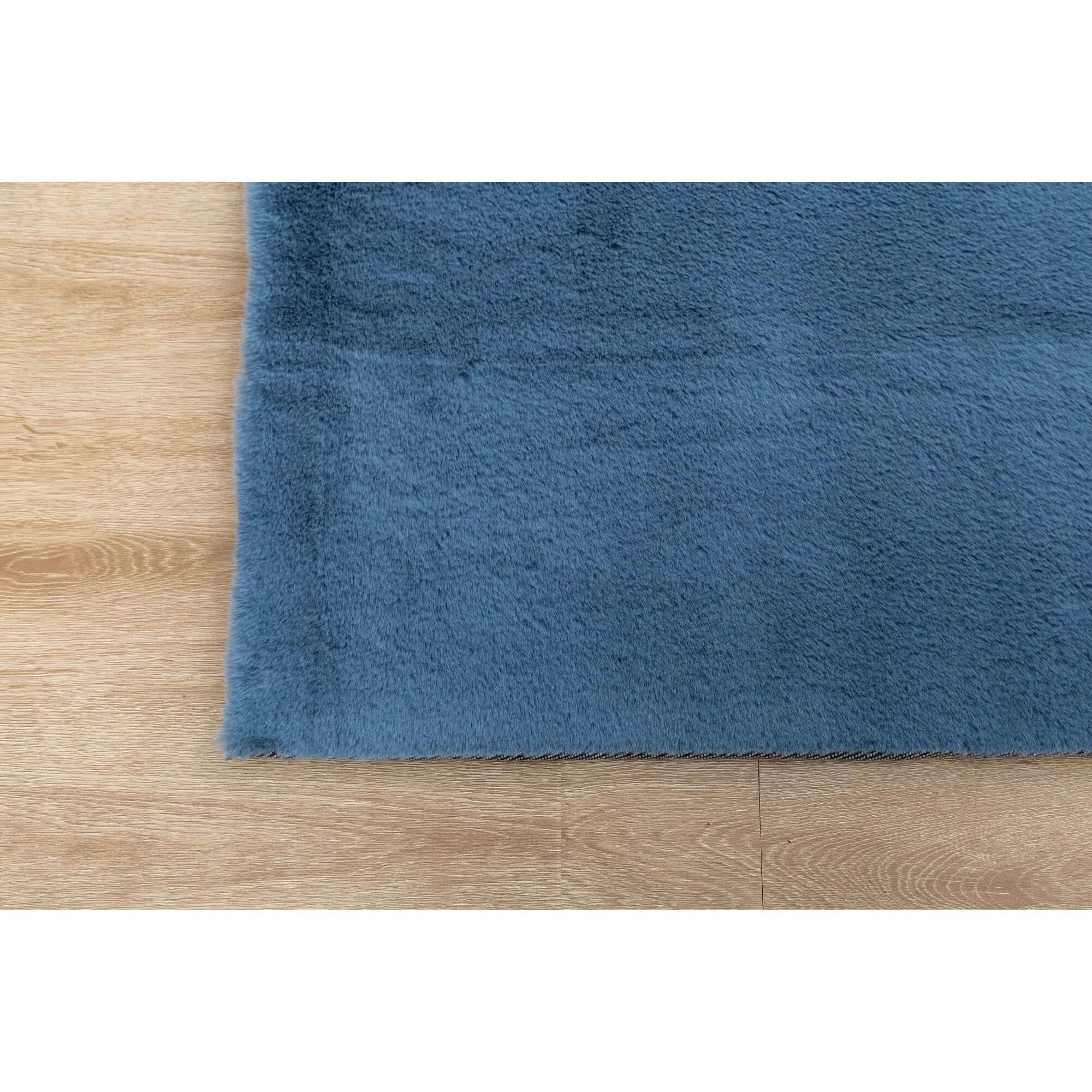 Rabbit-Collection Thick Faux-Fur Area Rug