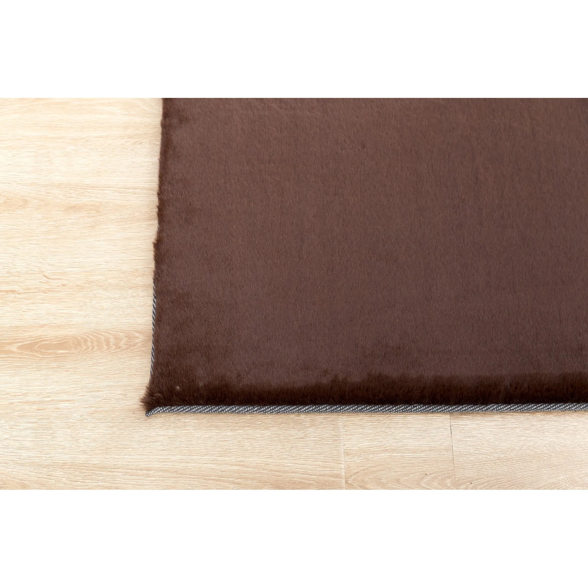 Rabbit-Collection Thick Faux-Fur Area Rug