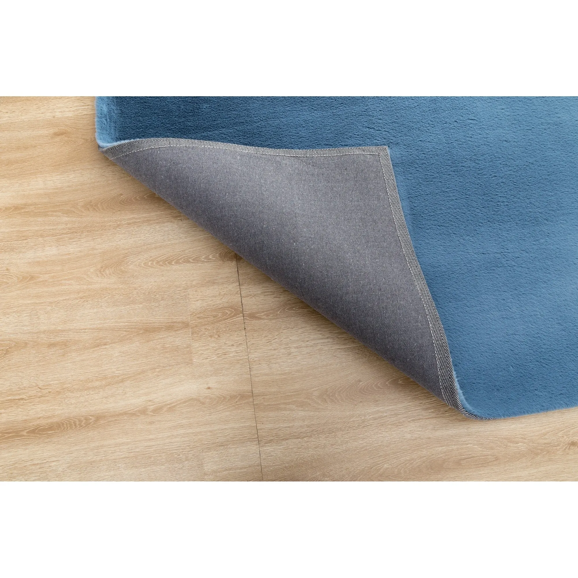 Rabbit-Collection Thick Faux-Fur Area Rug