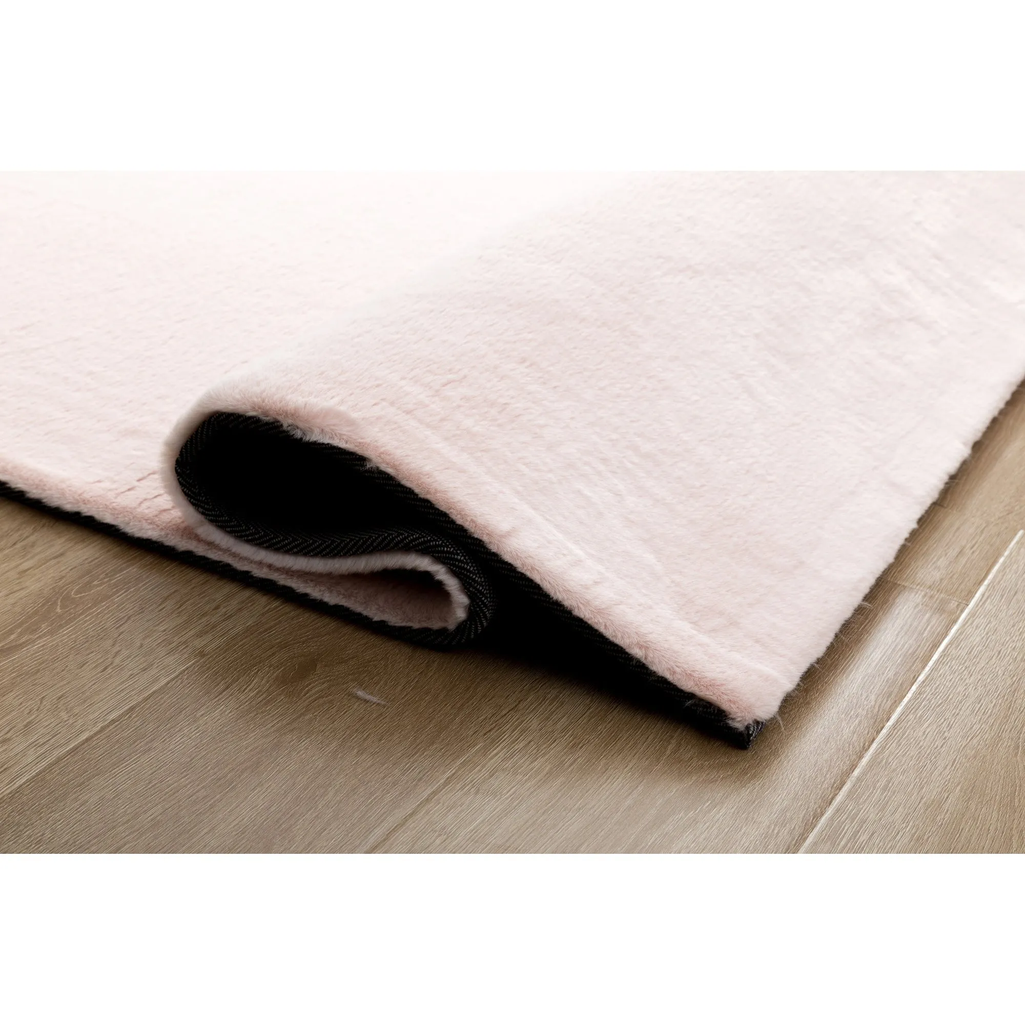 Rabbit-Collection Thick Faux-Fur Area Rug