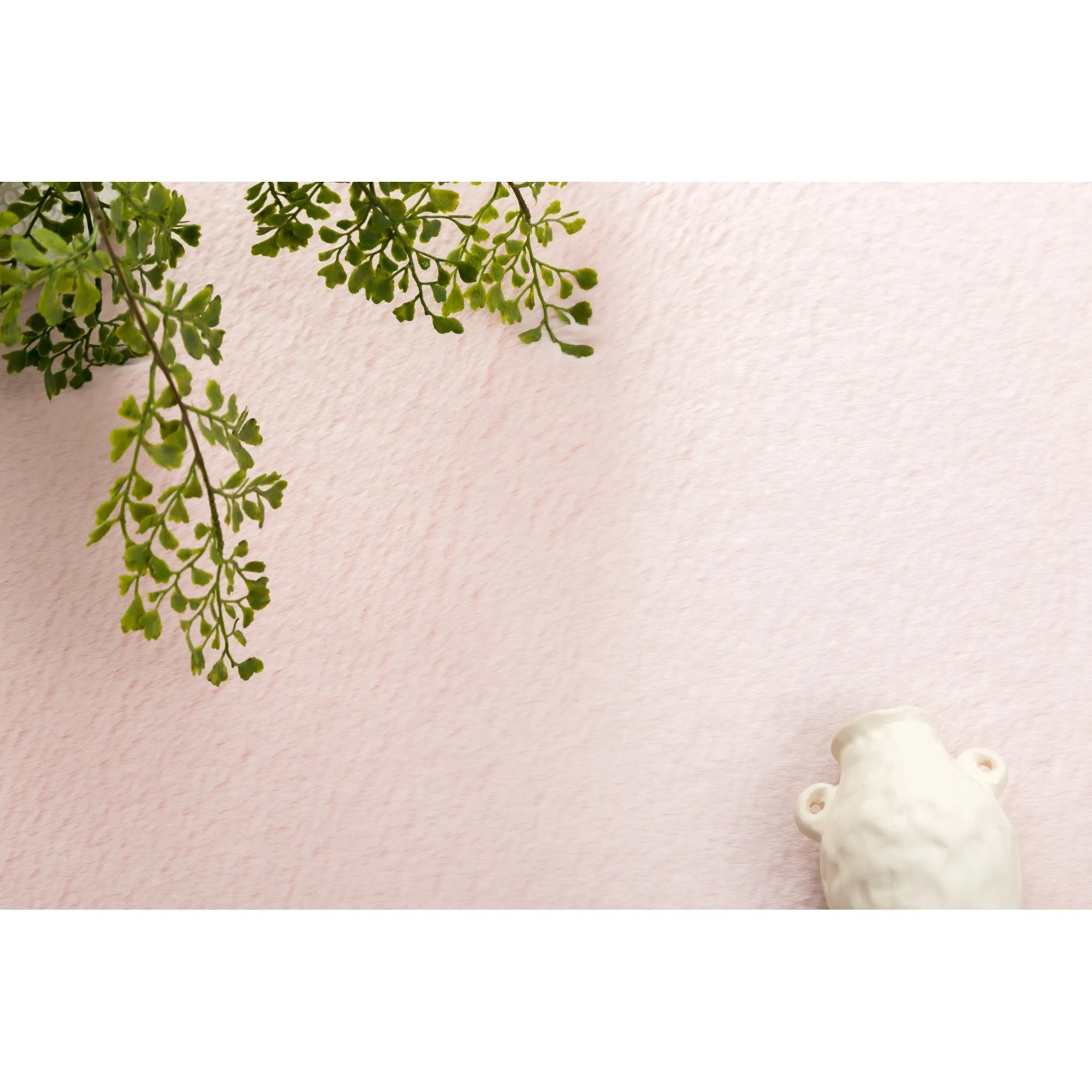 Rabbit-Collection Thick Faux-Fur Area Rug