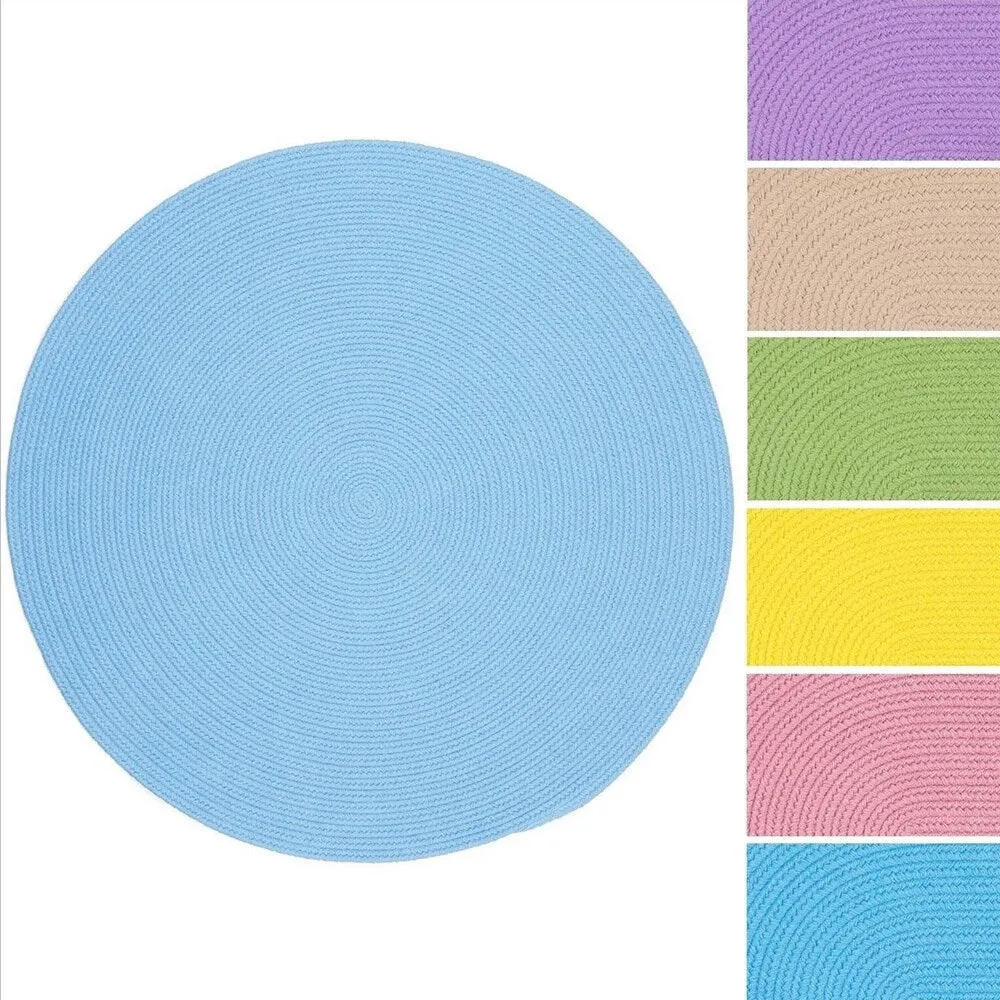 Rhody Rug Happy Feet Indoor/ Outdoor Braided Area Rug
