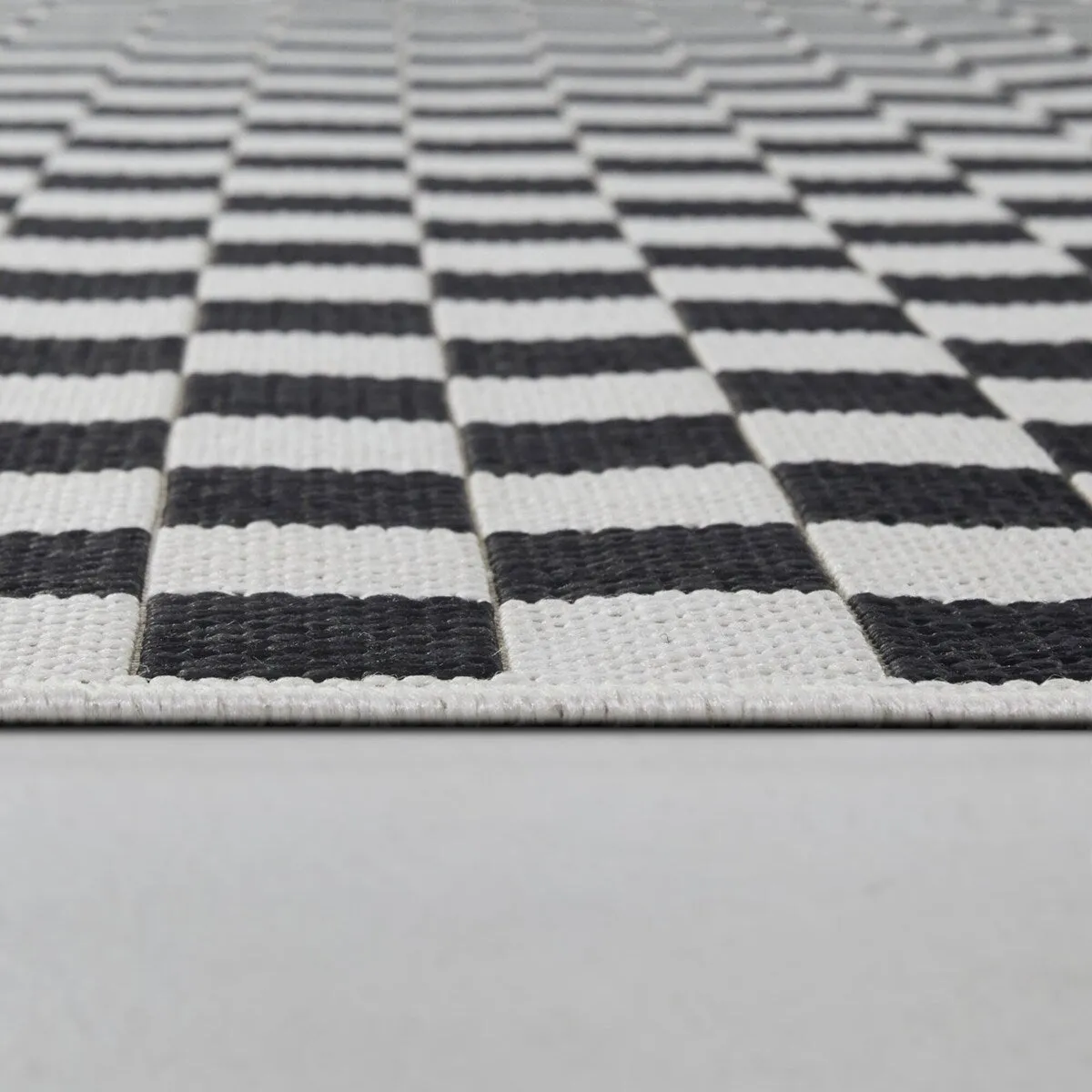 Rupert Checkered Patio Indoor/Outdoor Area Rug