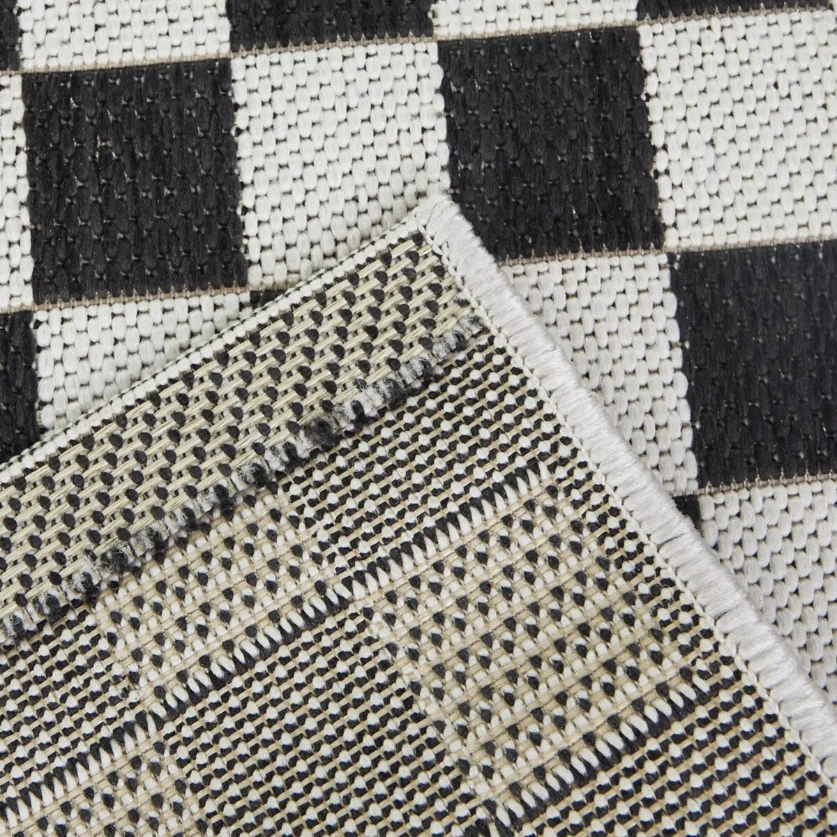 Rupert Checkered Patio Indoor/Outdoor Area Rug