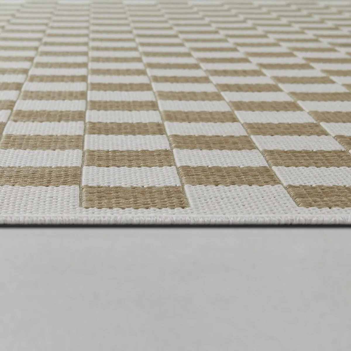 Rupert Checkered Patio Indoor/Outdoor Area Rug