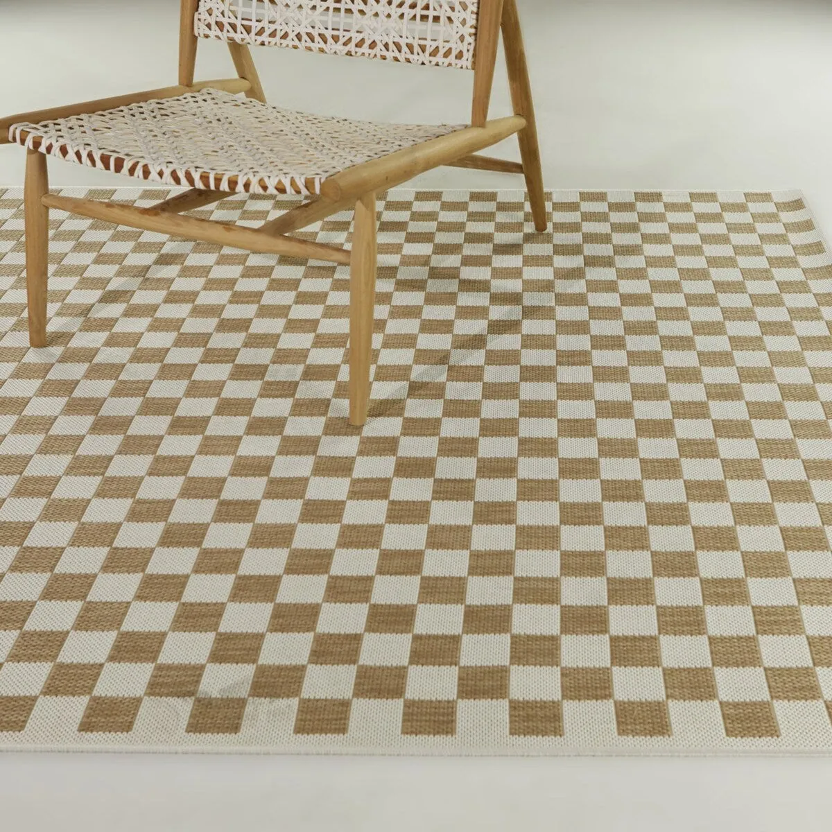 Rupert Checkered Patio Indoor/Outdoor Area Rug