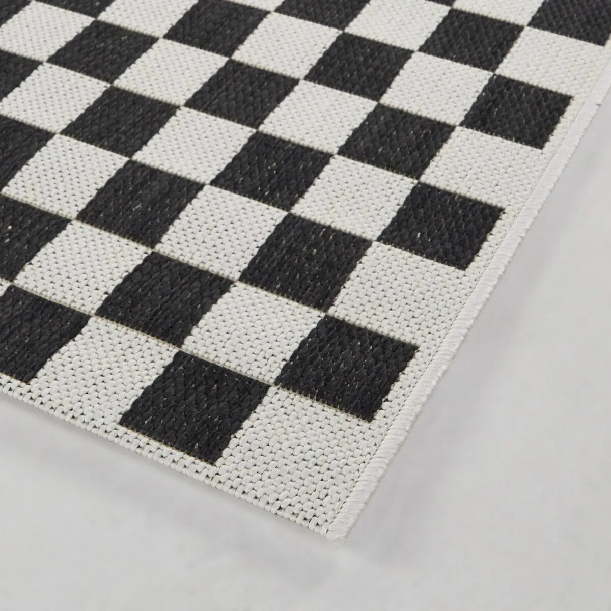 Rupert Checkered Patio Indoor/Outdoor Area Rug
