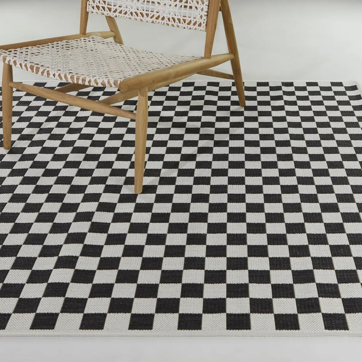 Rupert Checkered Patio Indoor/Outdoor Area Rug