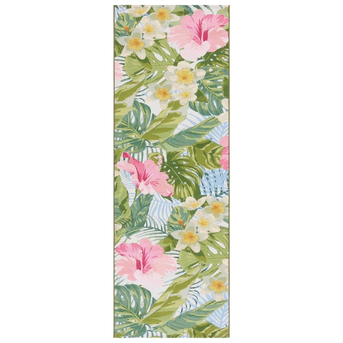 SAFAVIEH Barbados Agustina Tropical Indoor/ Outdoor Waterproof Patio Backyard Rug