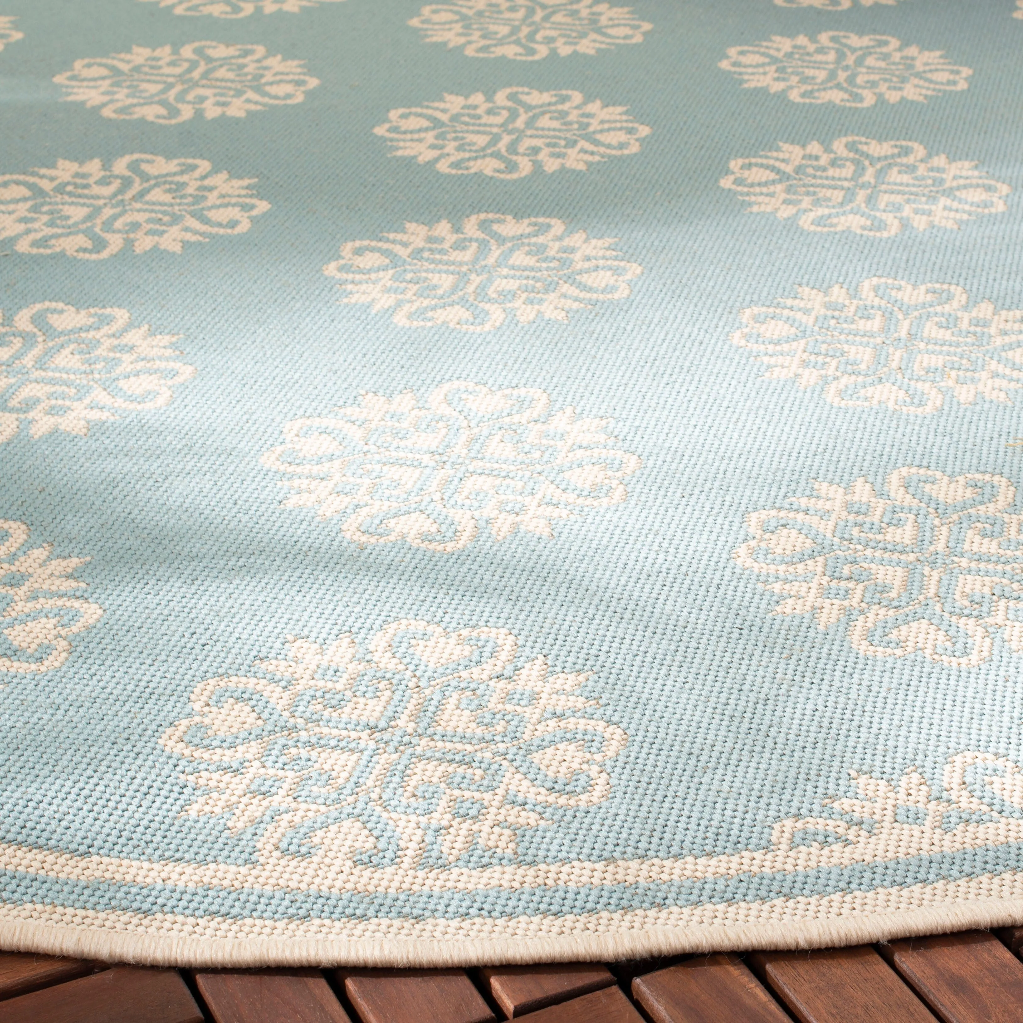 SAFAVIEH Beach House Indoor/ Outdoor Waterproof Patio Backyard Rug
