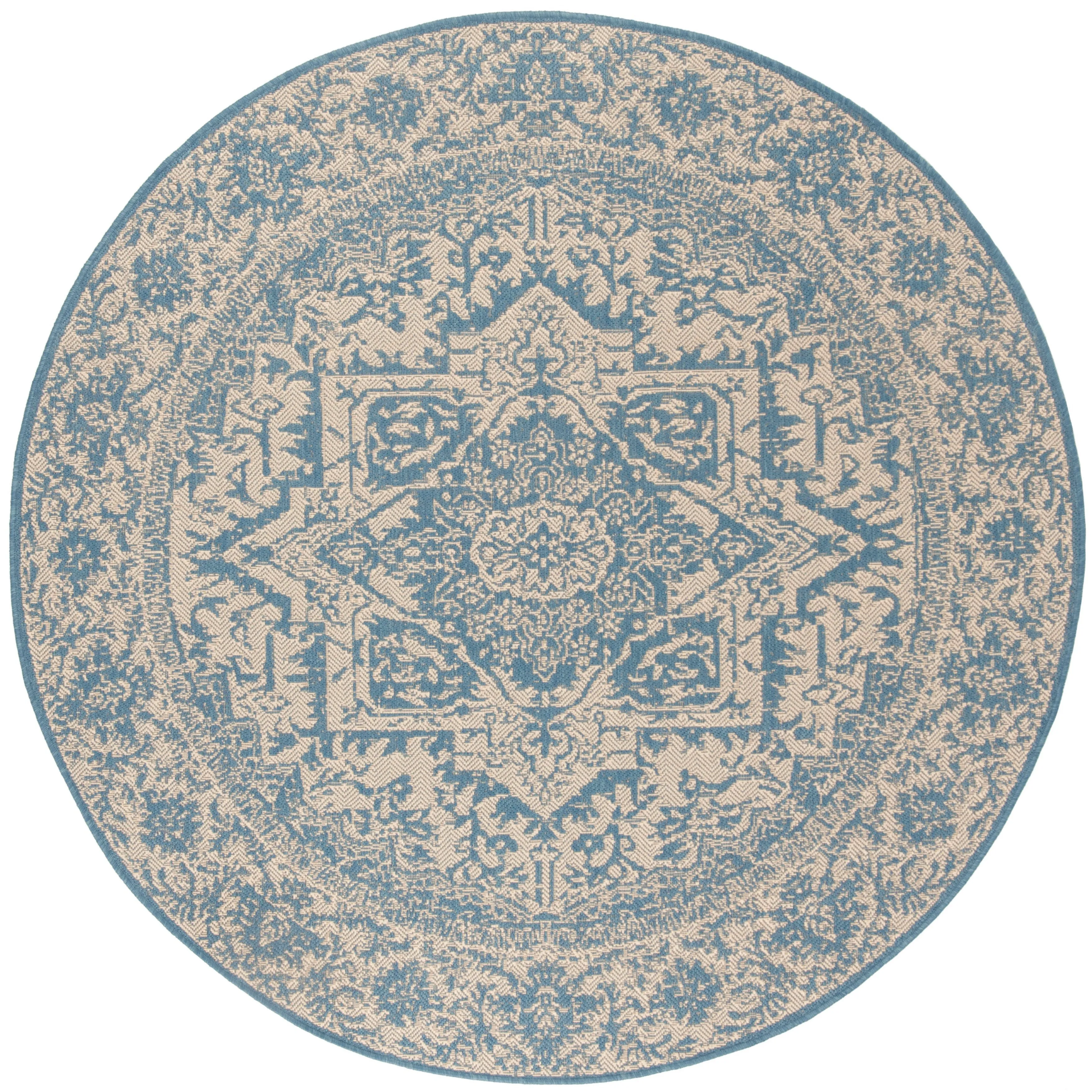 SAFAVIEH Beach House Pouline Indoor/ Outdoor Waterproof Patio Backyard Rug